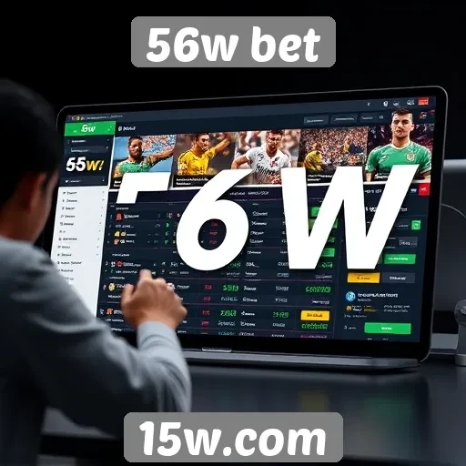 Experiência de usuário no site 56w bet