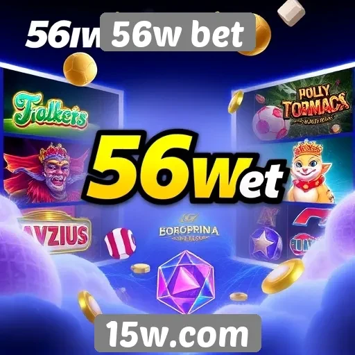 Variedade de jogos disponíveis no 56w bet